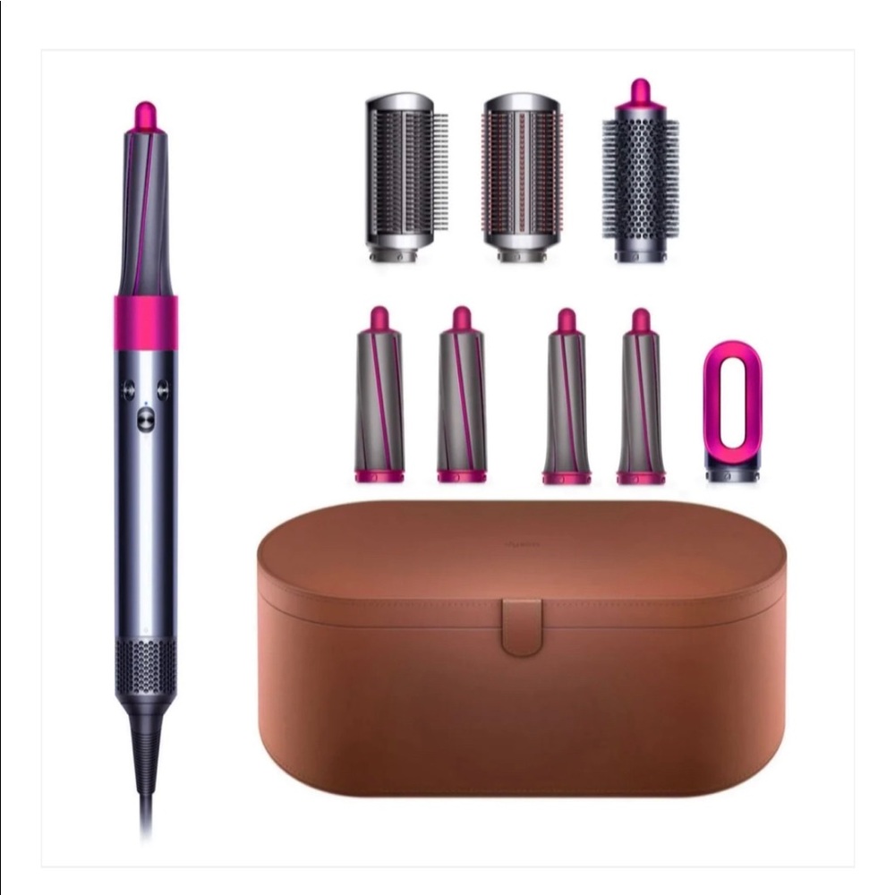 Dyson AirWrap New In Box Fuchsia Nickel NIB Never opened